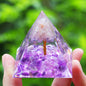 Crystals Stone Orgone Energy Generator Pyramid SELECTION - ALOE WINGS STORE