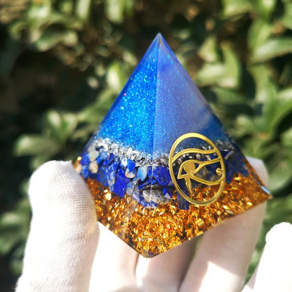 Spiritual Crystal Resin Energy Generator Pyramid Selection - ALOE WINGS STORE