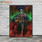 Yoga Chakras Kundalini Energy Self-Motivation Unframed Canva Wall Hanging SELECTION - ALOE WINGS STORE