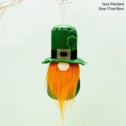 22 Styles St Patrick's Day Decorations Plush Gnome Green Faceless Doll Irish Day Party Decor Saint Patrick Ornaments Irish Gifts - ALOE WINGS STORE