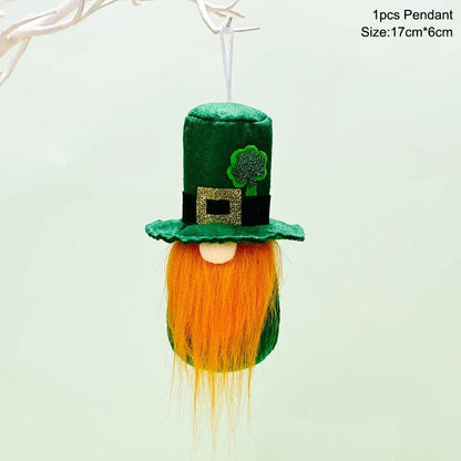 22 Styles St Patrick's Day Decorations Plush Gnome Green Faceless Doll Irish Day Party Decor Saint Patrick Ornaments Irish Gifts - ALOE WINGS STORE