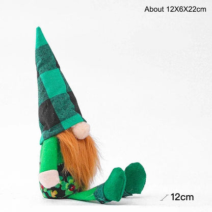 22 Styles St Patrick's Day Decorations Plush Gnome Green Faceless Doll Irish Day Party Decor Saint Patrick Ornaments Irish Gifts - ALOE WINGS STORE