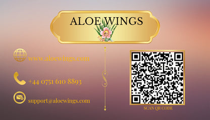 ALOE WINGS BUSINESS CARDS FREE DOWNLOADS - ALOE WINGS STORE