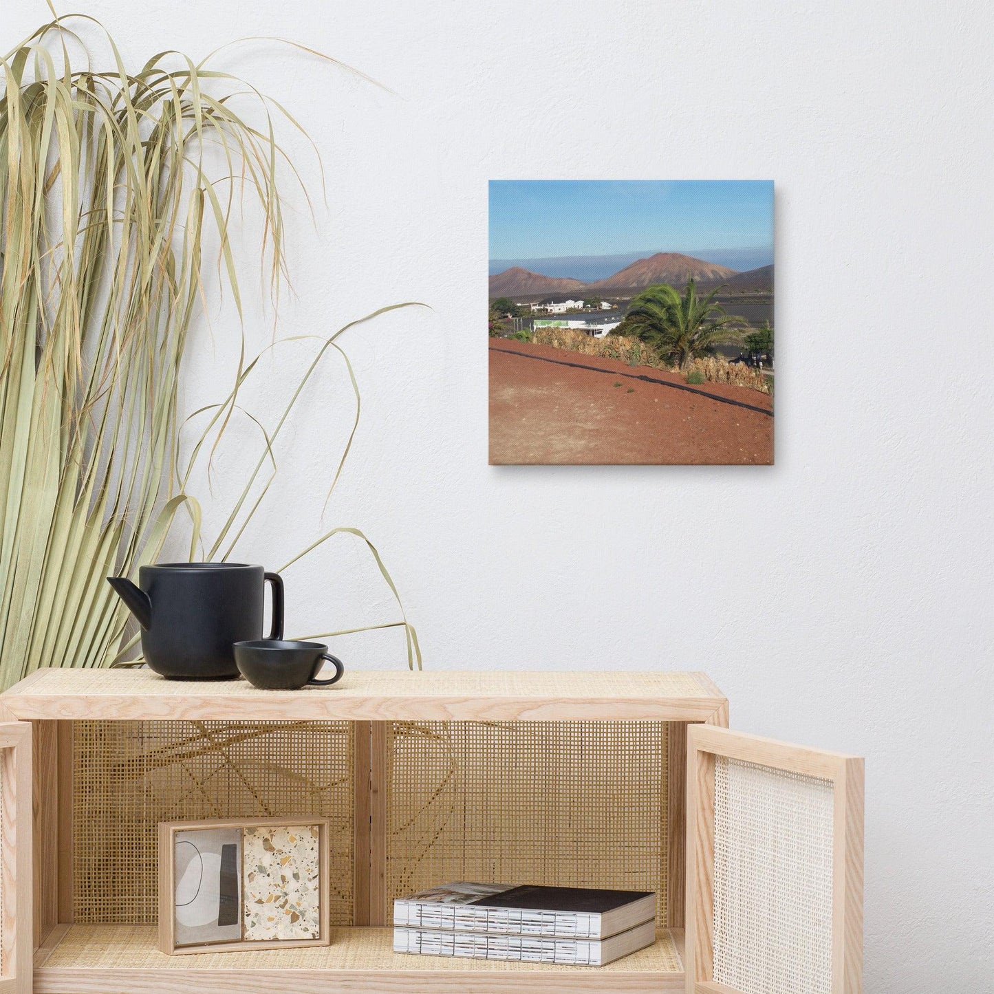 Village Mountain View Canvas - ALOE WINGS STORE