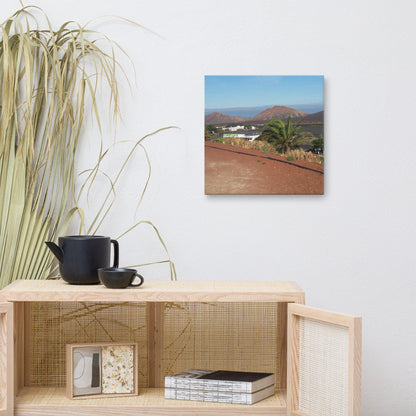 Village Mountain View Canvas - ALOE WINGS STORE