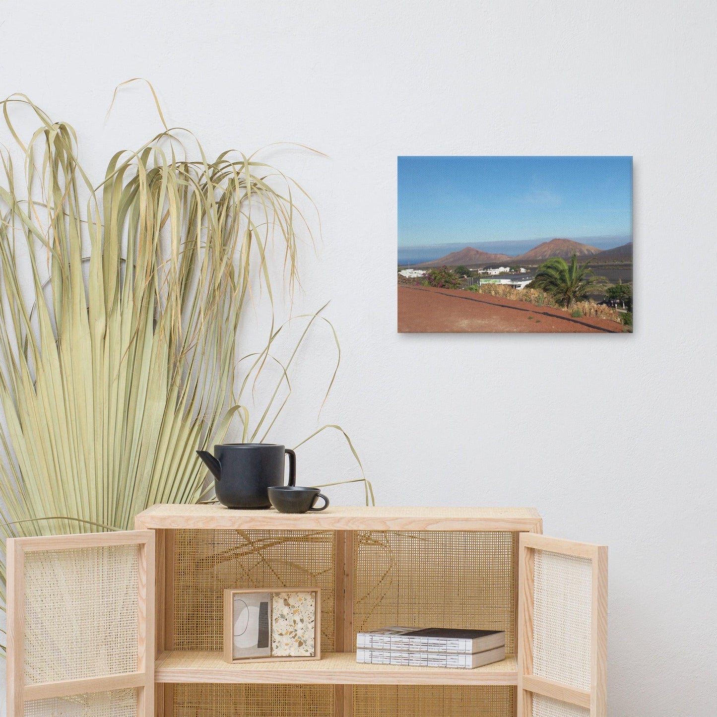 Village Mountain View Canvas - ALOE WINGS STORE