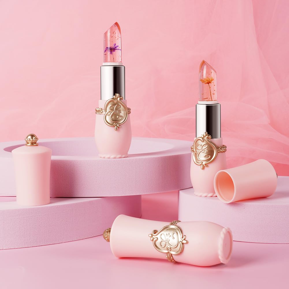 Flower Power Lip Gloss: 6-Piece Temperature-Changing Set - ALOE WINGS STORE