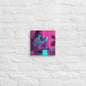 Neon Pink Lady Canva - ALOE WINGS STORE