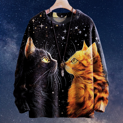 Chic & Adorable Artistic Cat Sweater Collection - ALOE WINGS STORE