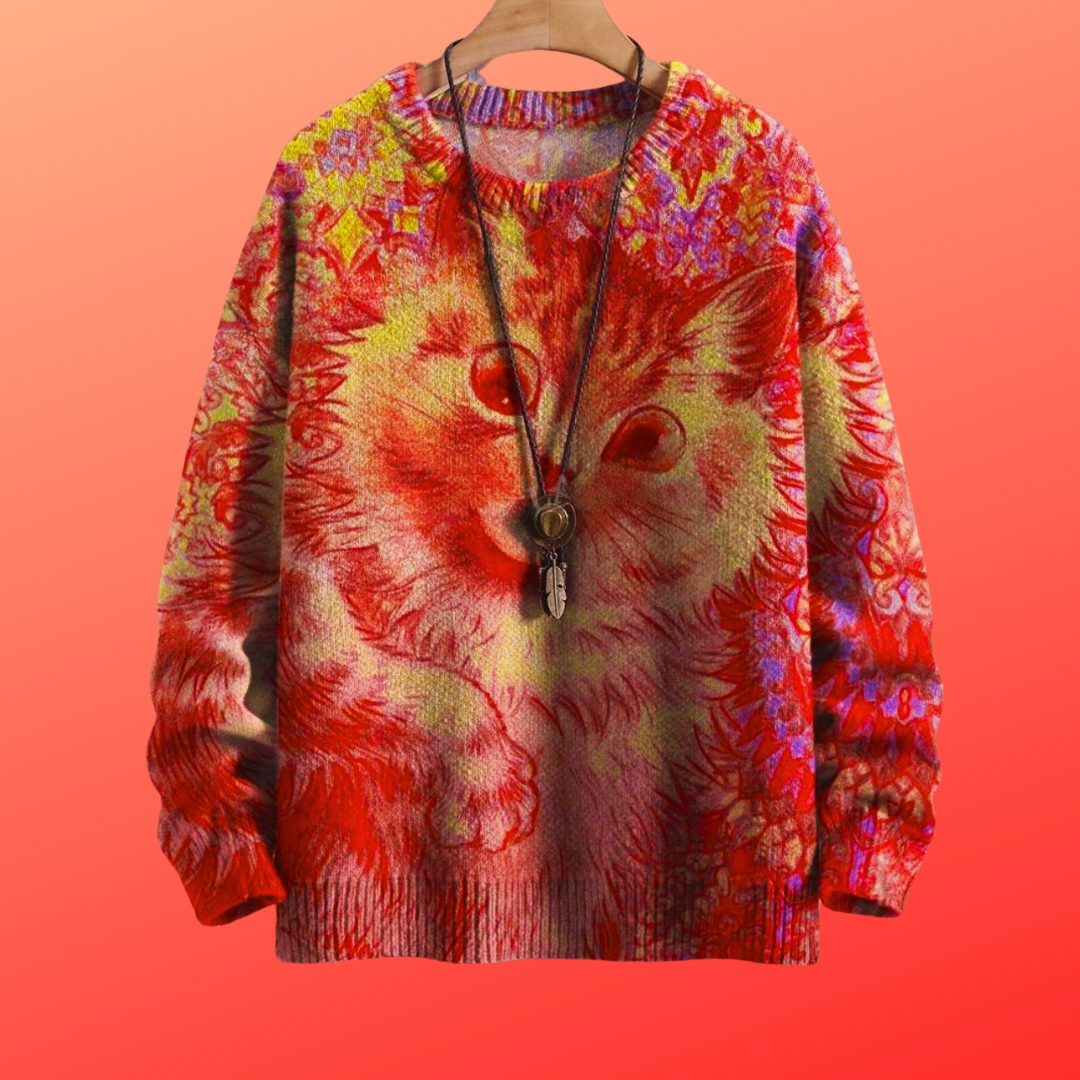 Chic & Adorable Artistic Cat Sweater Collection - ALOE WINGS STORE