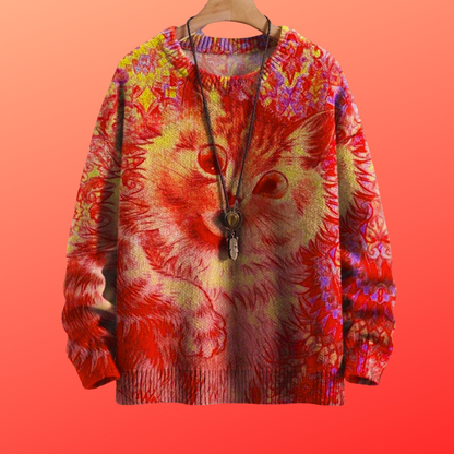 Chic & Adorable Artistic Cat Sweater Collection - ALOE WINGS STORE