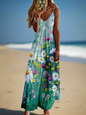 Unkissed & Stunning: Floral V-Neck Dresses - ALOE WINGS STORE