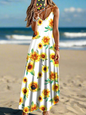 Unkissed & Stunning: Floral V-Neck Dresses - ALOE WINGS STORE