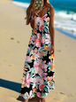 Unkissed & Stunning: Floral V-Neck Dresses - ALOE WINGS STORE
