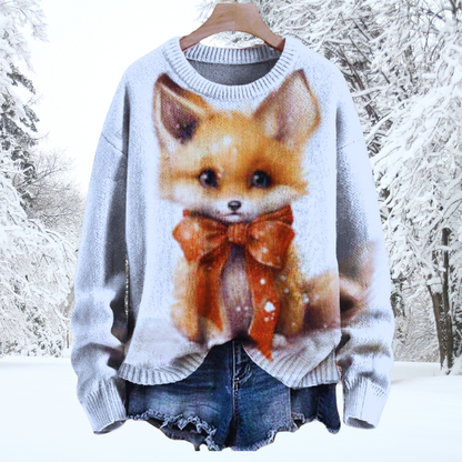 Adorable Unisex Sweater Collection with Fox Patterns - Ltd Time Only! - ALOE WINGS STORE