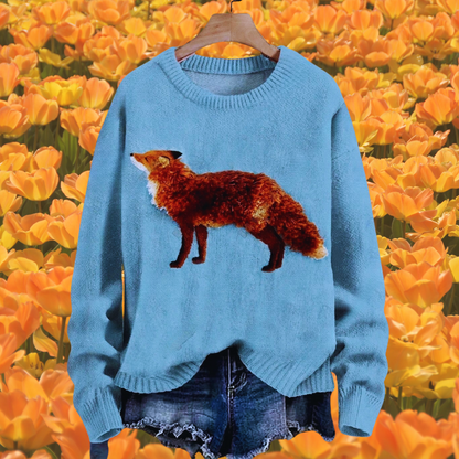 Adorable Unisex Sweater Collection with Fox Patterns - Ltd Time Only! - ALOE WINGS STORE