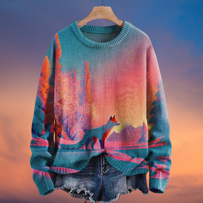 Adorable Unisex Sweater Collection with Fox Patterns - Ltd Time Only! - ALOE WINGS STORE