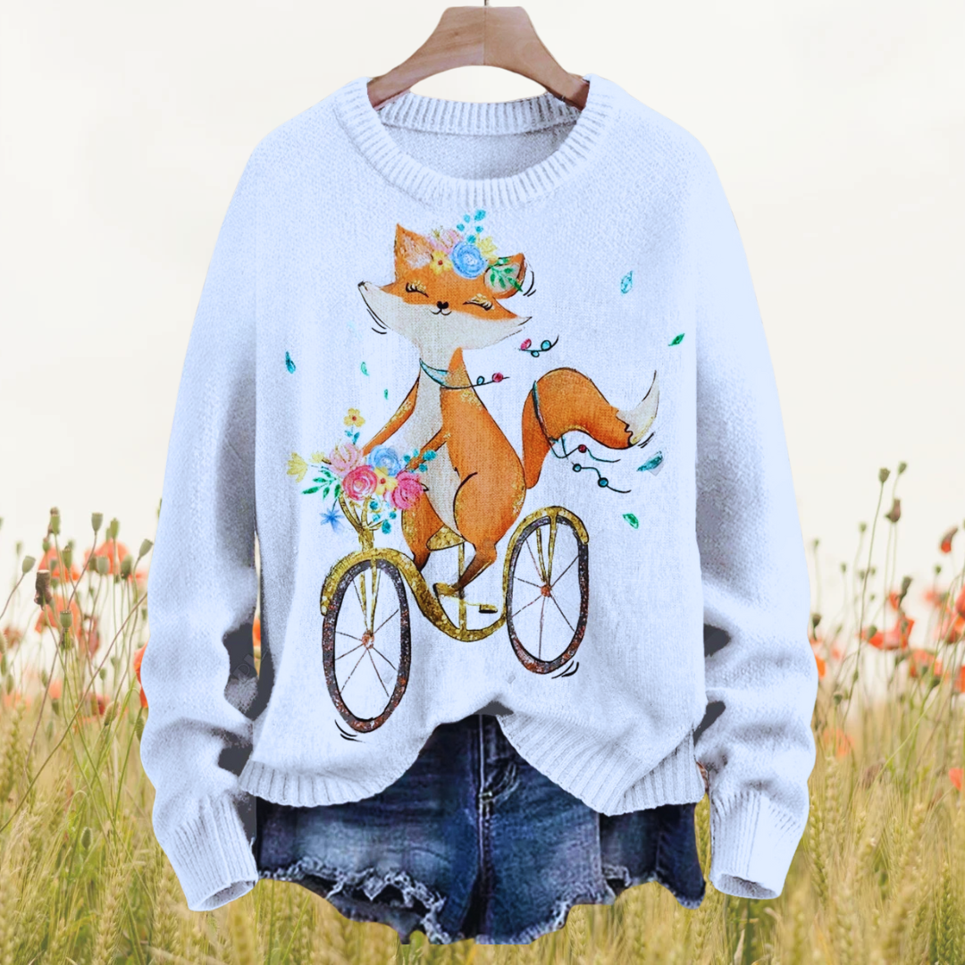 Adorable Unisex Sweater Collection with Fox Patterns - Ltd Time Only! - ALOE WINGS STORE