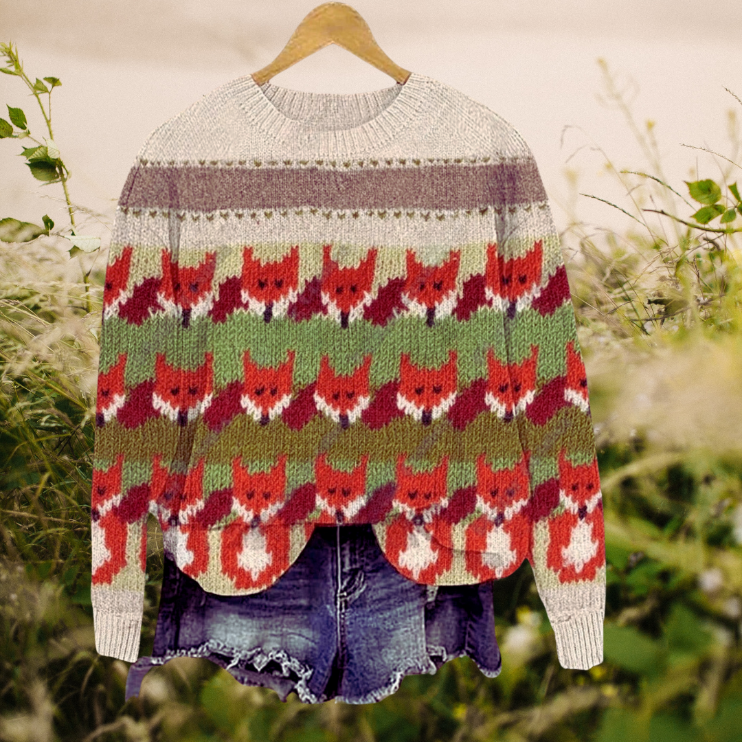 Adorable Unisex Sweater Collection with Fox Patterns - Ltd Time Only! - ALOE WINGS STORE