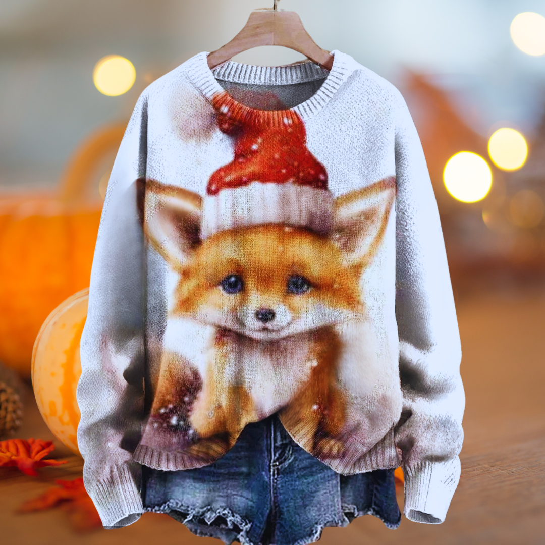 Adorable Unisex Sweater Collection with Fox Patterns - Ltd Time Only! - ALOE WINGS STORE
