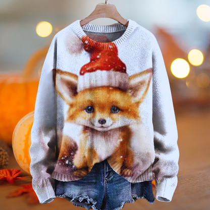 Adorable Unisex Sweater Collection with Fox Patterns - Ltd Time Only! - ALOE WINGS STORE