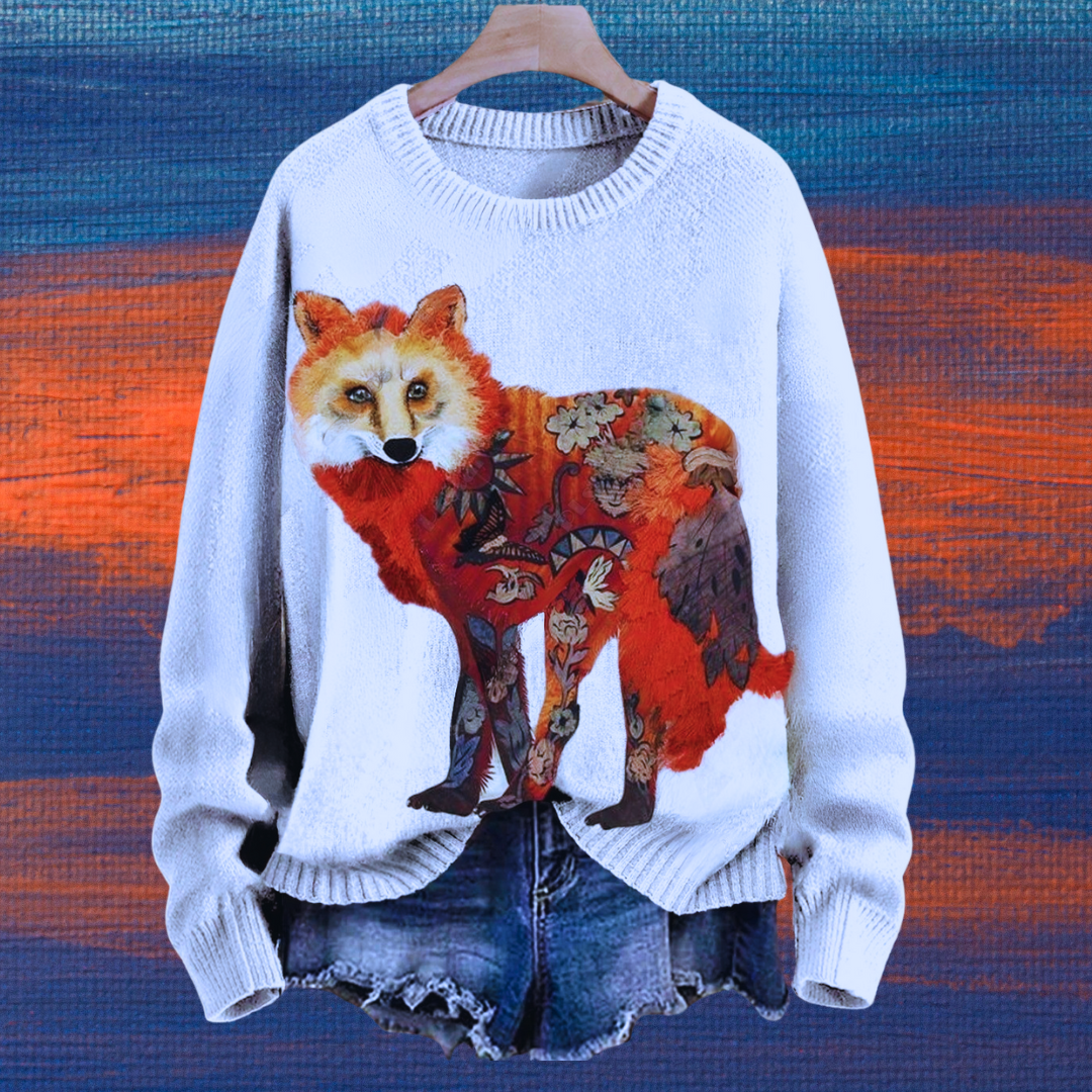 Adorable Unisex Sweater Collection with Fox Patterns - Ltd Time Only! - ALOE WINGS STORE