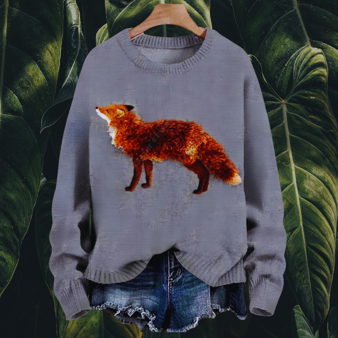 Adorable Unisex Sweater Collection with Fox Patterns - Ltd Time Only! - ALOE WINGS STORE