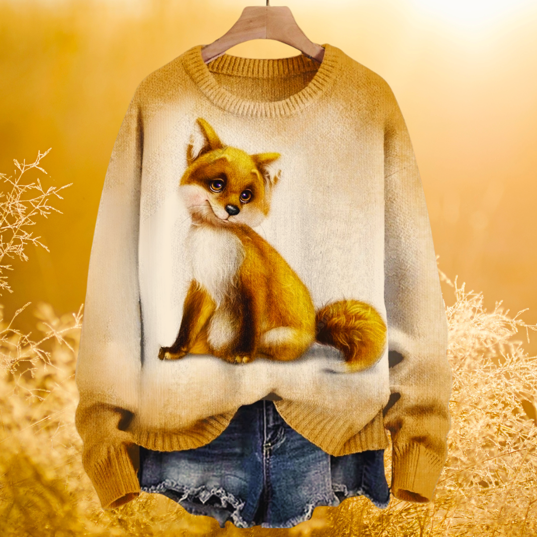 Adorable Unisex Sweater Collection with Fox Patterns - Ltd Time Only! - ALOE WINGS STORE