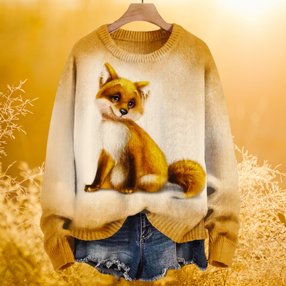 Adorable Unisex Sweater Collection with Fox Patterns - Ltd Time Only! - ALOE WINGS STORE