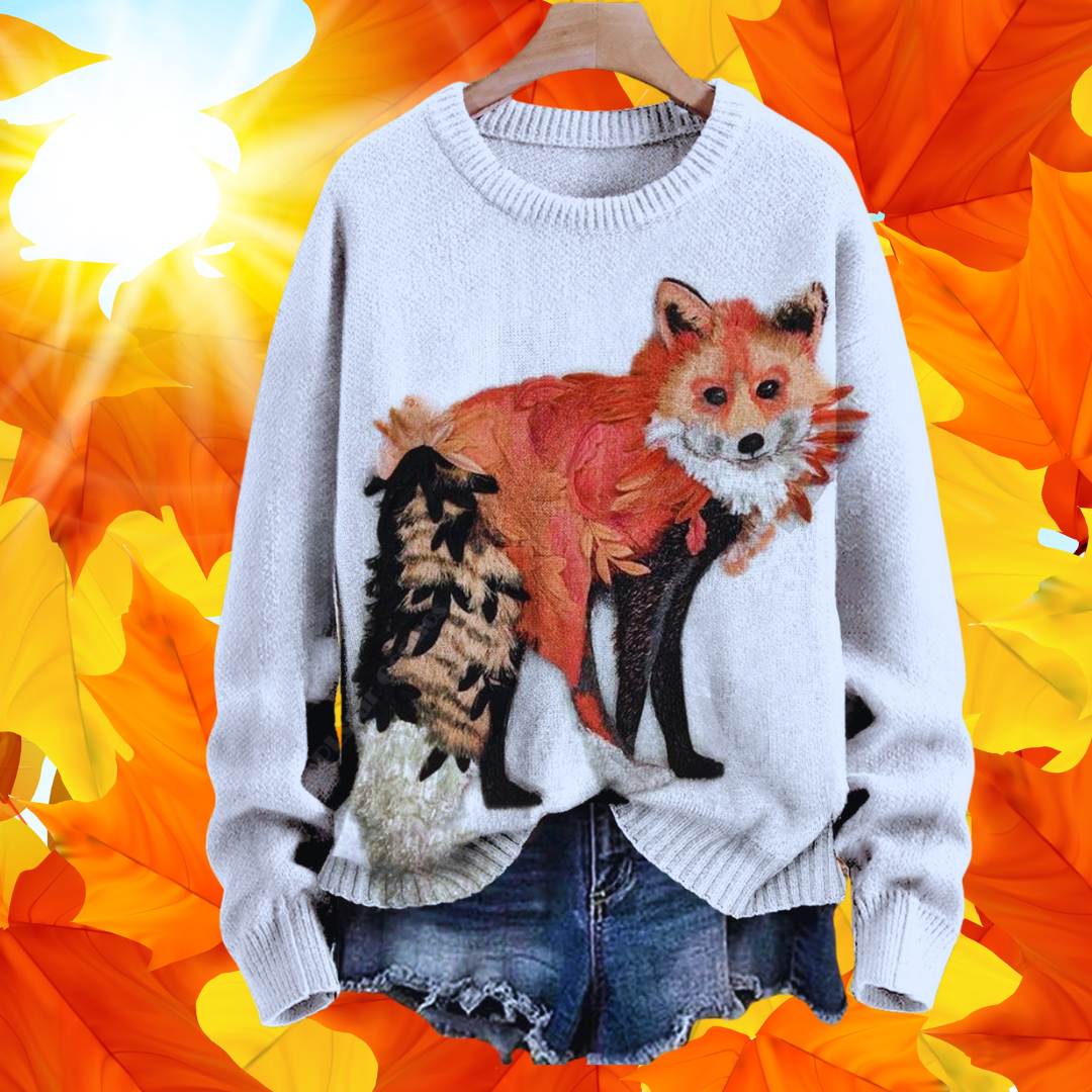 Adorable Unisex Sweater Collection with Fox Patterns - Ltd Time Only! - ALOE WINGS STORE