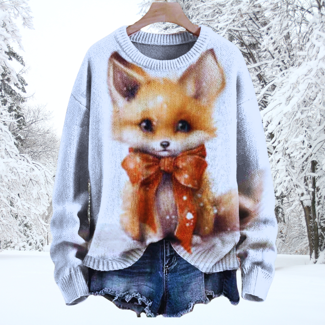 Adorable Unisex Sweater Collection with Fox Patterns - Ltd Time Only! - ALOE WINGS STORE