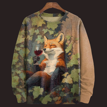 Trendy Unisex Graphic Sweater Collection with Fox Designs - ALOE WINGS STORE