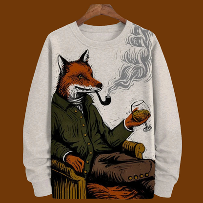 Trendy Unisex Graphic Sweater Collection with Fox Designs - ALOE WINGS STORE
