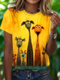 Cute Canine 3D Print T-Shirt Collection – Casual & Adorable - ALOE WINGS STORE