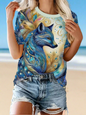Cute Canine 3D Print T-Shirt Collection – Casual & Adorable - ALOE WINGS STORE