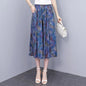 Women's Trendy Casual Elastic Loose-Fit Vintage 
High-Waisted Wide Leg Trousers Selection - ALOE WINGS STORE