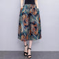 Women's Trendy Casual Elastic Loose-Fit Vintage 
High-Waisted Wide Leg Trousers Selection - ALOE WINGS STORE