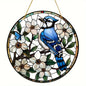 White Dove, Parrot, Owl & Eagle Suncatcher – Translucent Acrylic Round Art Sign | Stunning Window, Yard & Home Décor - ALOE WINGS STORE