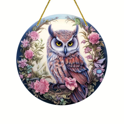 White Dove, Parrot, Owl & Eagle Suncatcher – Translucent Acrylic Round Art Sign | Stunning Window, Yard & Home Décor - ALOE WINGS STORE