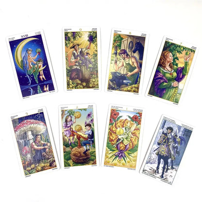 Wheel Of The Year Tarot Cards With Guidebook - ALOE WINGS STORE