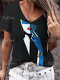 Woman Face Shape Fashion T-Shirt (S- 5XL) [SELECTION] - ALOE WINGS STORE