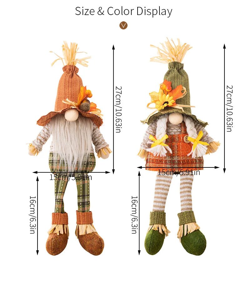 Auturm Harvest Faceless Gnome Selection - ALOE WINGS STORE