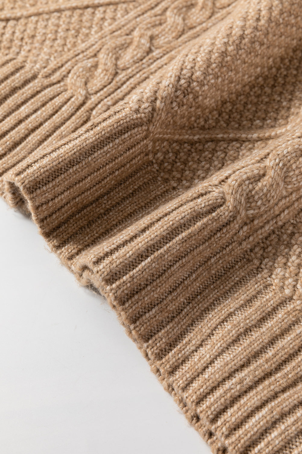 Cozy Loose Cable Knit Sweater Dress - ALOE WINGS STORE