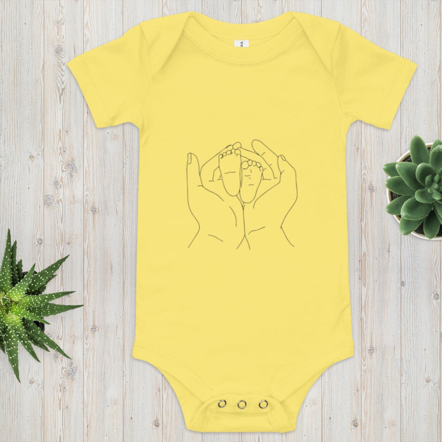 Baby Feet Bodysuit - ALOE WINGS STORE