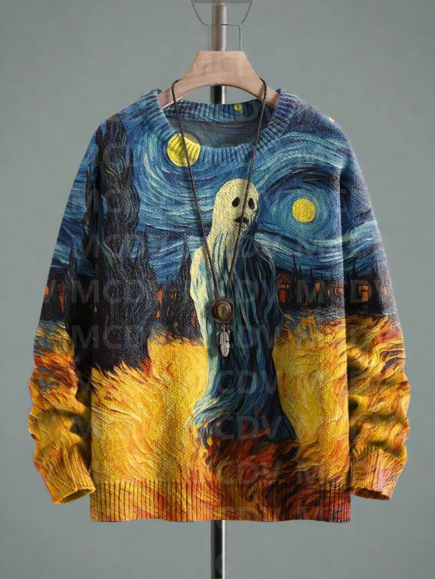 Unisex Plus Size Too Spooky Art Sweatshirt [SELECTION] - ALOE WINGS STORE