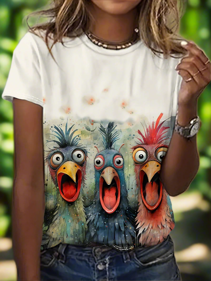 Unisex Casual T-Shirts with Funny 3D Animal Designs Collection - ALOE WINGS STORE