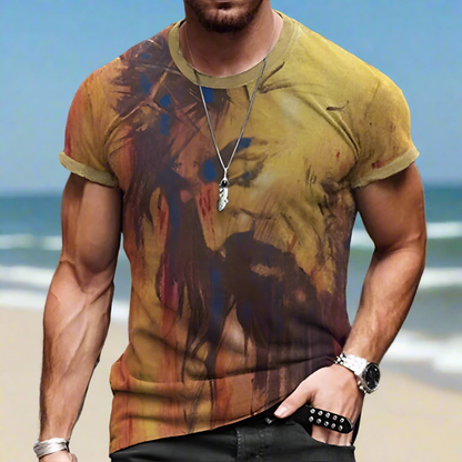 Ethnic Style Patterns Men T-Shirts