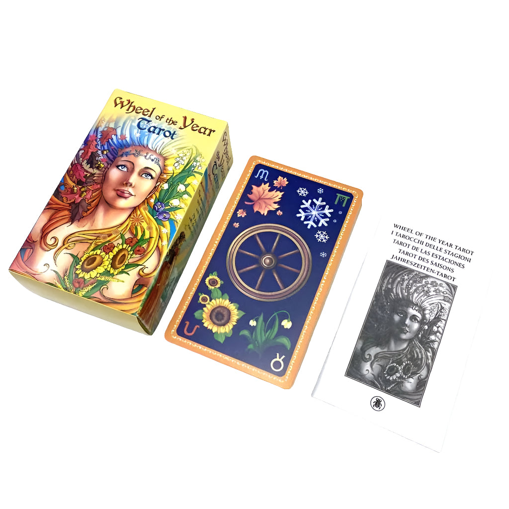 Wheel Of The Year Tarot Cards With Guidebook - ALOE WINGS STORE