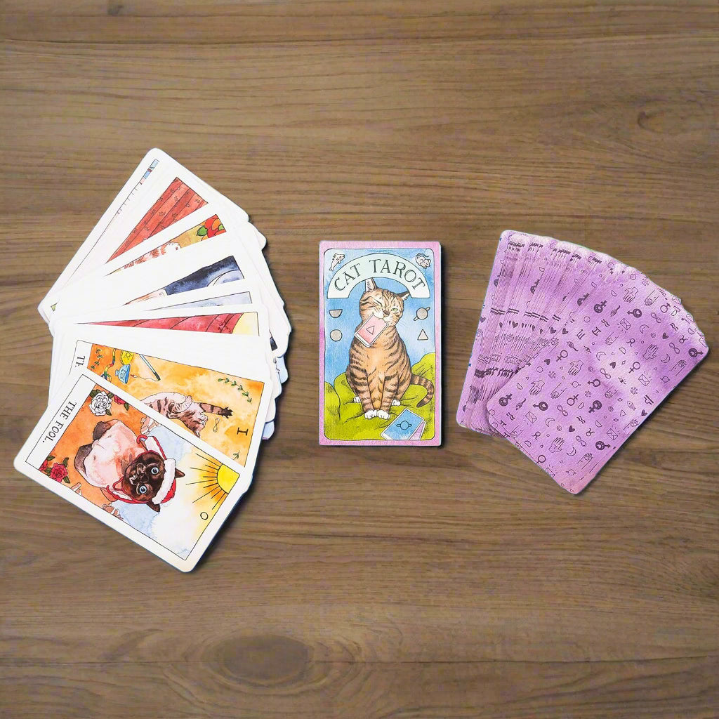 Cat Tarot: Guidebook and 78 Cards - ALOE WINGS STORE