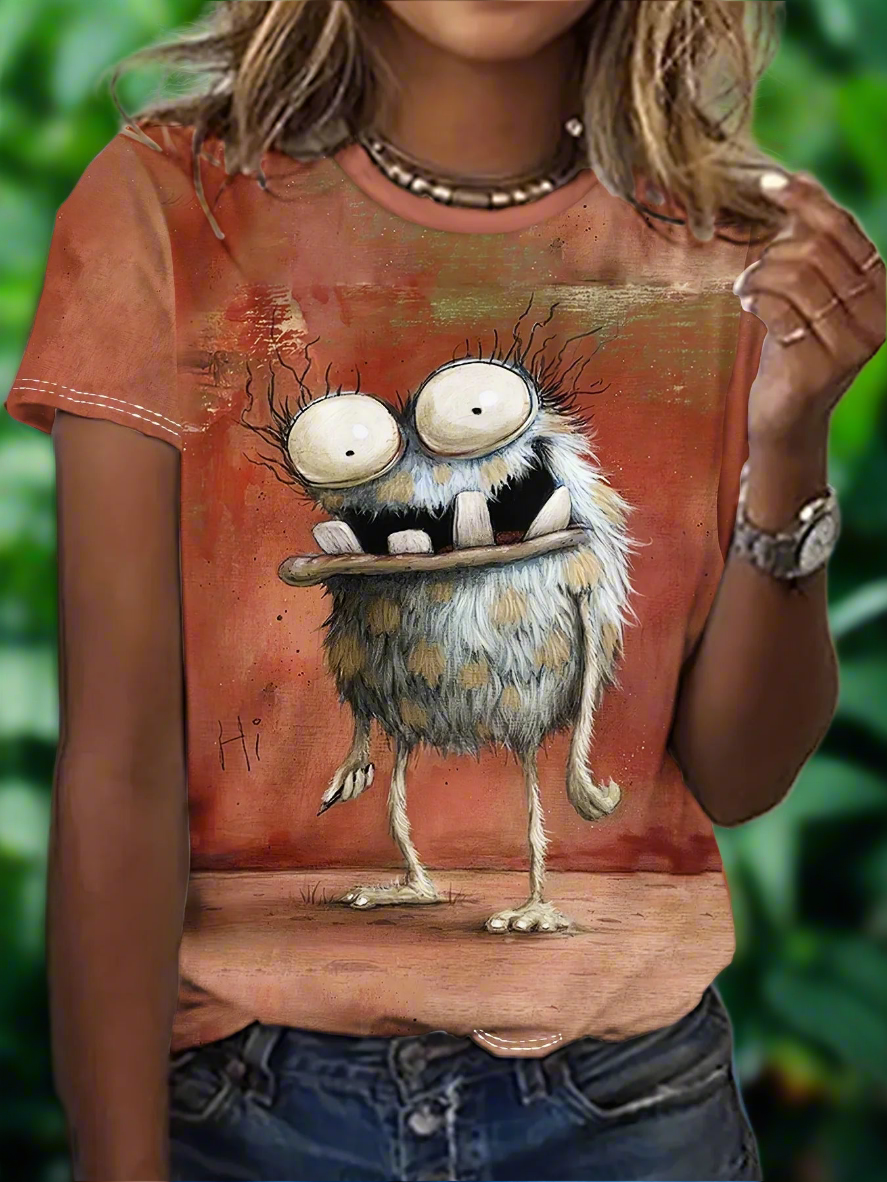 Unisex Casual T-Shirts with Funny 3D Animal Designs Collection - ALOE WINGS STORE